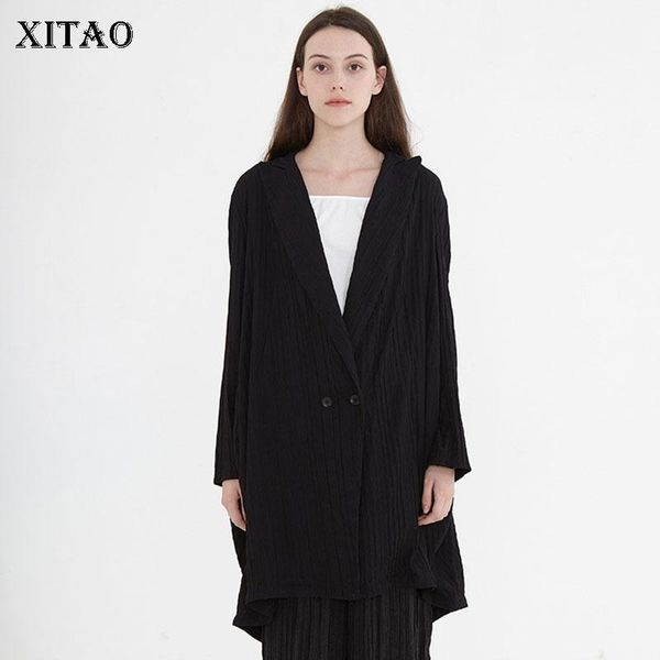 xitao pleated knitted tench women irregular double breast full sleeve 2020 winter plus size elegant loose trench coat zxr14361, Tan;black
xitao pleated knitted tench women irregular double breast full sleeve 2020 winter plus size elegant loose trench coat zxr14361, Tan;black