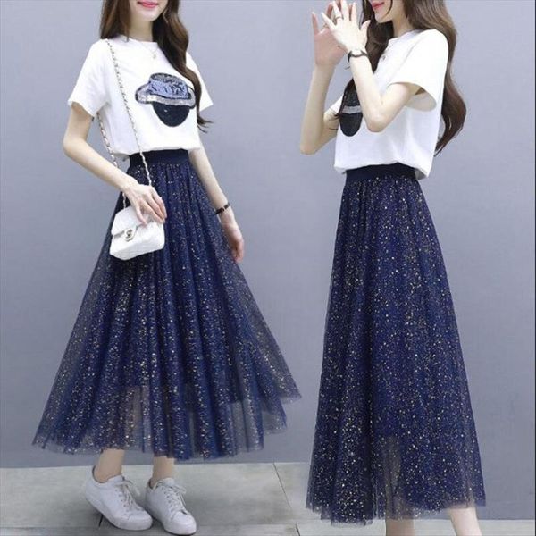 2 piece set женщины блестящий сетки юбки planet футболка костюм 2020 лето с коротким рукавом топы длинная юбка два piece set ladies, Gray
2 piece set женщины блестящий сетки юбки planet футболка костюм 2020 лето с коротким рукавом топы длинная юбка два piece set ladies, Gray