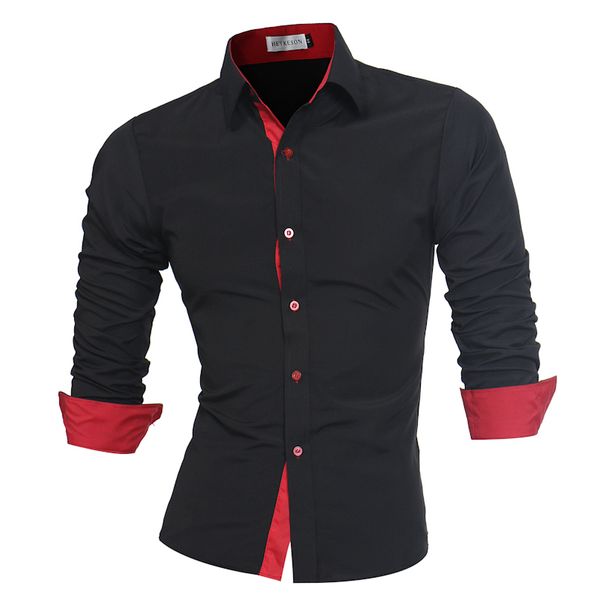 men shirt brand male long sleeve shirts casual slim fit black man dress shirts plus size 4xl y200408, White;black
men shirt brand male long sleeve shirts casual slim fit black man dress shirts plus size 4xl y200408, White;black