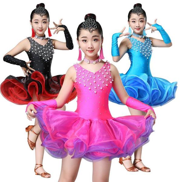 kids sequined latin practice dance wear dress outfits clothing competition children ballroom salsa dancing dress clothes, Black;red
kids sequined latin practice dance wear dress outfits clothing competition children ballroom salsa dancing dress clothes, Black;red