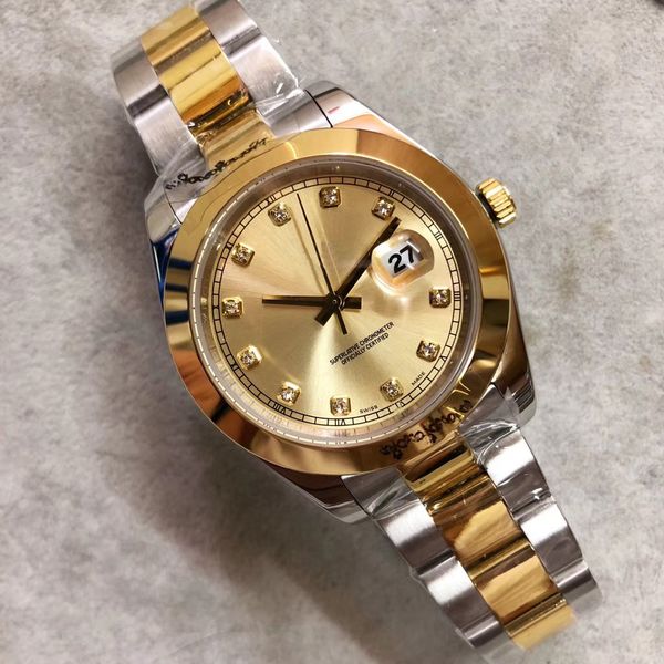 u14sale 41mm datejust watches men mechanical automatic watch reloj business fashion steel clasp stainless steel mens watch ing, Slivery;brown
u14sale 41mm datejust watches men mechanical automatic watch reloj business fashion steel clasp stainless steel mens watch ing, Slivery;brown