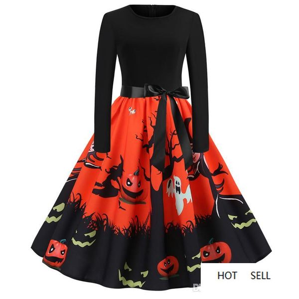 autumn womens panelled dress halloween party ladies dresses causal crew neck long sleeve with ribbon, Black;gray
autumn womens panelled dress halloween party ladies dresses causal crew neck long sleeve with ribbon, Black;gray