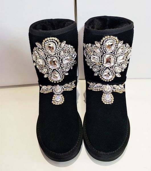 2020 winter new warm cotton shoes custom-made tube big bpraid hair broca leather belt snowshoes non-sli nvty, Black
2020 winter new warm cotton shoes custom-made tube big bpraid hair broca leather belt snowshoes non-sli nvty, Black