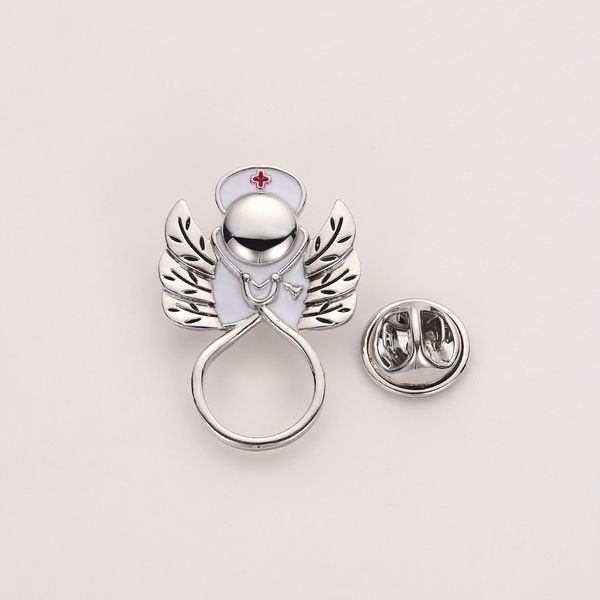 nurse and stethoscope enamel pin,the nurse hat silver color brooch medical jewelry gift for nurse,graduate student pin wholesale 201009, Gray
nurse and stethoscope enamel pin,the nurse hat silver color brooch medical jewelry gift for nurse,graduate student pin wholesale 201009, Gray