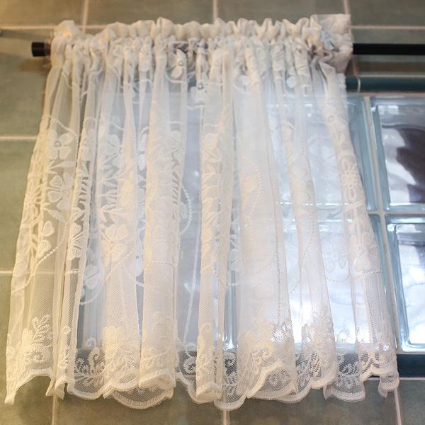 white embroidered lace short curtains for living room window pure color wild roman curtain for kitchen bookcase partition *vt
white embroidered lace short curtains for living room window pure color wild roman curtain for kitchen bookcase partition *vt
