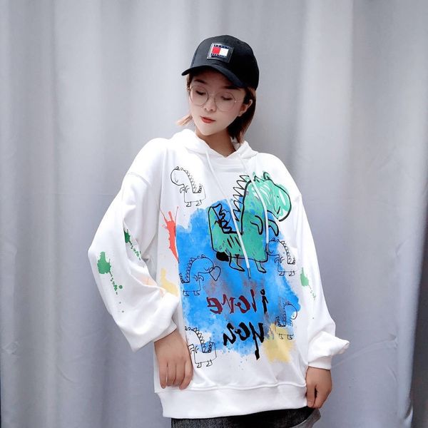 autumn 2020 long sleeve pullover sweater female east gate graffiti little dinosaur ins fashion loose pullover round neck sweater qy, Black
autumn 2020 long sleeve pullover sweater female east gate graffiti little dinosaur ins fashion loose pullover round neck sweater qy, Black