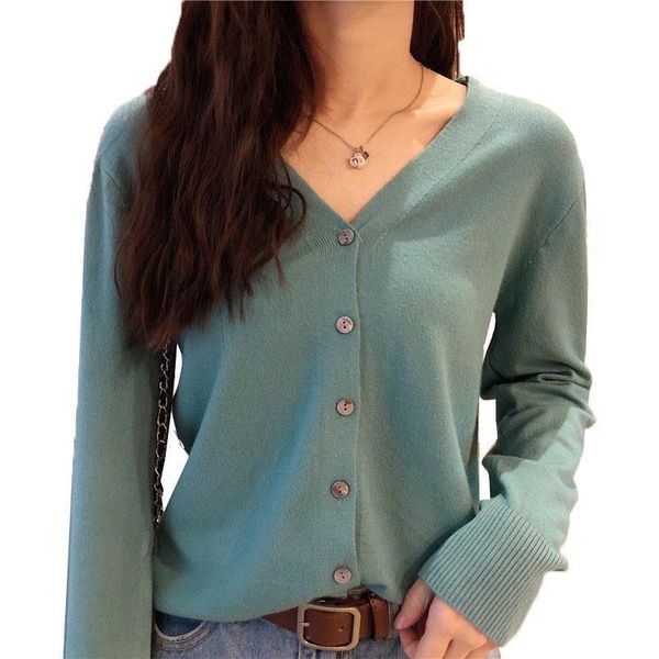 womens sweaters 2021 spring new knitted sweater cardigan lady elegant thin sweater coat short long sleeve solid color jacket, White;black
womens sweaters 2021 spring new knitted sweater cardigan lady elegant thin sweater coat short long sleeve solid color jacket, White;black