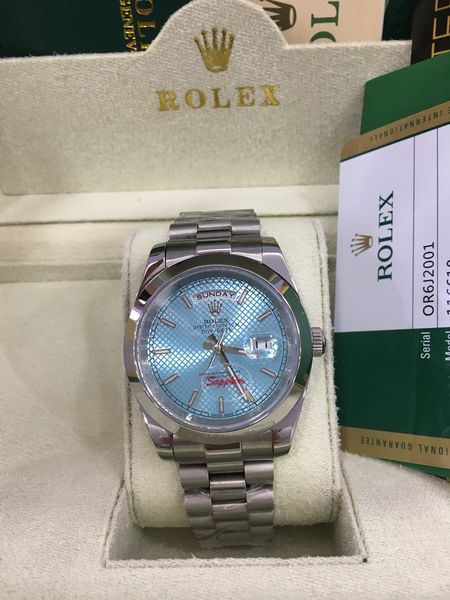 original box certificate luxury watch ii 41mm platinum factory ice blue diamond dial 218206 steel bracelet automatic fashion men's watc, Slivery;brown
original box certificate luxury watch ii 41mm platinum factory ice blue diamond dial 218206 steel bracelet automatic fashion men's watc, Slivery;brown