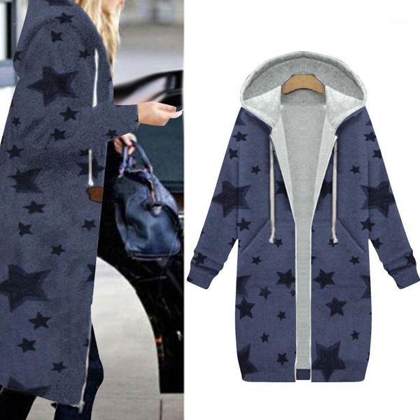 women warm hoodie star print zipper plush pockets cardigan coat long outerwear jackets for women jacket jackets 20201, Black;brown
women warm hoodie star print zipper plush pockets cardigan coat long outerwear jackets for women jacket jackets 20201, Black;brown