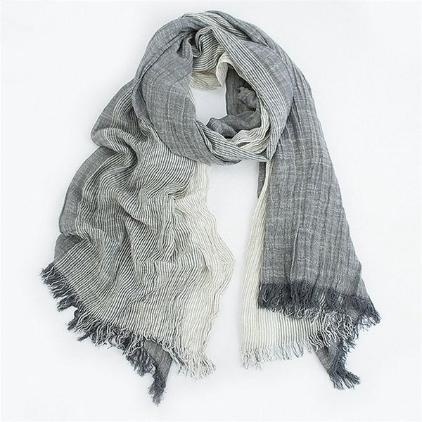 spring summer cotton blend gradient hijab casual male scarves crinkle global scarf men women ombre shawl 201018, Blue;gray
spring summer cotton blend gradient hijab casual male scarves crinkle global scarf men women ombre shawl 201018, Blue;gray