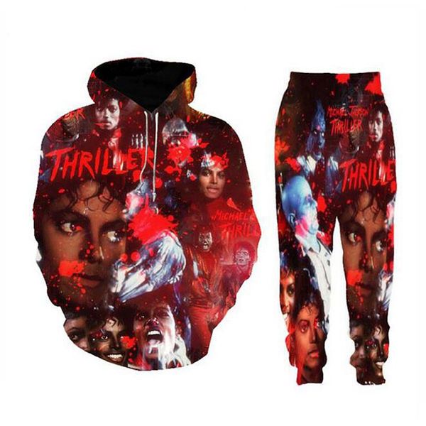 2021 michael jackson 3d all over print tracksuits sweatshirts hipster casual pants women men set s253, Gray
2021 michael jackson 3d all over print tracksuits sweatshirts hipster casual pants women men set s253, Gray