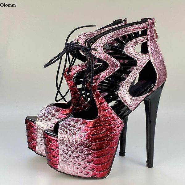 sandals olomm 2021 handmade women platform stiletto heels open toe gorgeous red party shoes us plus size 5-15, Black
sandals olomm 2021 handmade women platform stiletto heels open toe gorgeous red party shoes us plus size 5-15, Black