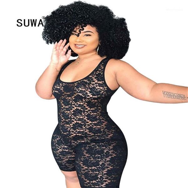 women's jumpsuits & rompers 2021 plus size summer women playsuits o-neck sleeveless skinny lace bodycon club romper one piece outfits1, Black;white
women's jumpsuits & rompers 2021 plus size summer women playsuits o-neck sleeveless skinny lace bodycon club romper one piece outfits1, Black;white