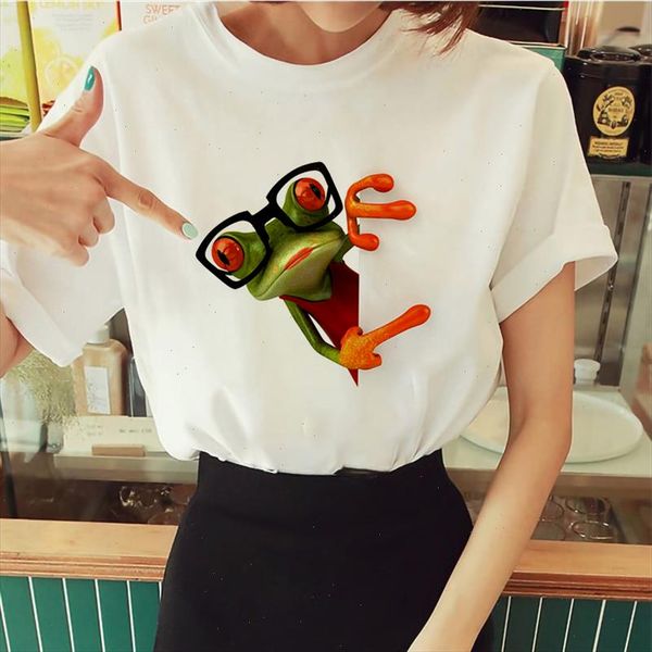 2021 new personality frog printed t shirt women fashion harajuku short sleeve t shirt plus size tshirt clothing tee female, White
2021 new personality frog printed t shirt women fashion harajuku short sleeve t shirt plus size tshirt clothing tee female, White