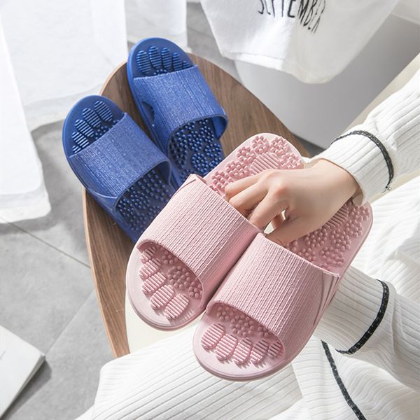 house women massage slippers summer indoor pvc non-slip bathroom slides couples home shoes men massage slippers, Black
house women massage slippers summer indoor pvc non-slip bathroom slides couples home shoes men massage slippers, Black