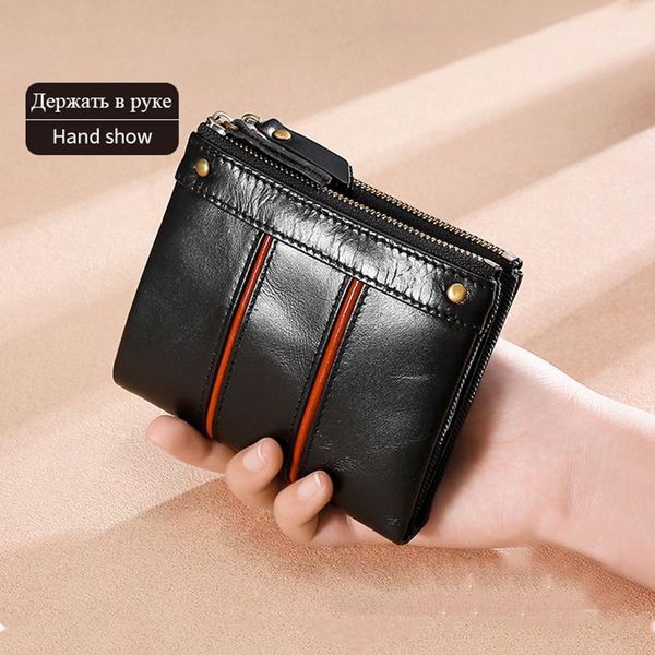 wallets women's 100% genuine leather wallet ffid female red coin purse small walet portomonee zipper and money bag lady mini card holde, Red;black
wallets women's 100% genuine leather wallet ffid female red coin purse small walet portomonee zipper and money bag lady mini card holde, Red;black