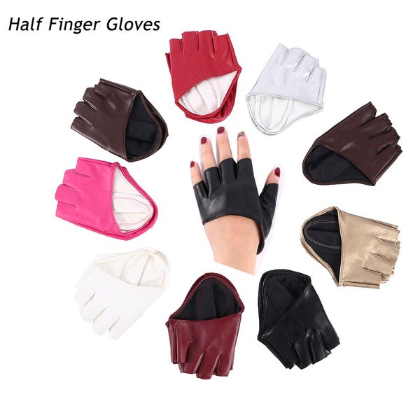 half finger pu leather lady fingerless driving show gloves cool fashion clothing accessories 6 colors
half finger pu leather lady fingerless driving show gloves cool fashion clothing accessories 6 colors