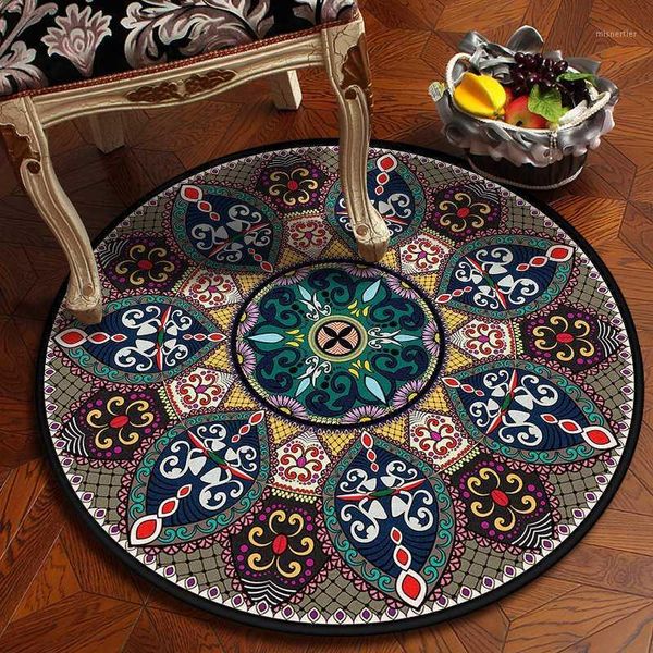 carpets european style retro mandala round carpet balcony coffee table living room decoration floor mat kitchen1
carpets european style retro mandala round carpet balcony coffee table living room decoration floor mat kitchen1