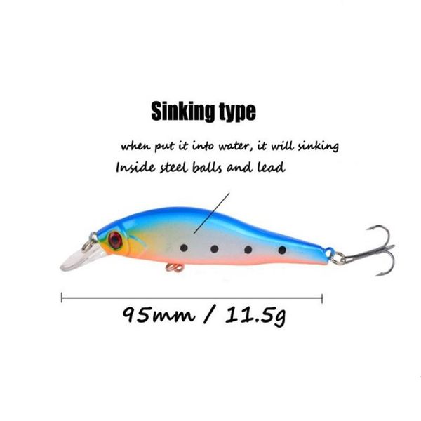 1pcs model minnow fishing lure 9.5cm 11.5g crankbait wobblers swimbait trolling artificial hard plastic bait for b jllhij
1pcs model minnow fishing lure 9.5cm 11.5g crankbait wobblers swimbait trolling artificial hard plastic bait for b jllhij