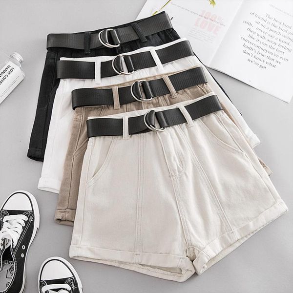new summer autumn casual sashes denim shorts women wide high waist loose leg shorts slim all match sporting shorts female mw432, White;black
new summer autumn casual sashes denim shorts women wide high waist loose leg shorts slim all match sporting shorts female mw432, White;black