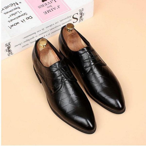 men wedding dress shoes black shoes pointed toe big size37-47 new fashion men's formal office business lace-up a21-52z
men wedding dress shoes black shoes pointed toe big size37-47 new fashion men's formal office business lace-up a21-52z