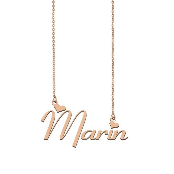 pendant necklaces marin name necklace , custom for women girls friends birthday wedding christmas mother days gift, Silver
pendant necklaces marin name necklace , custom for women girls friends birthday wedding christmas mother days gift, Silver