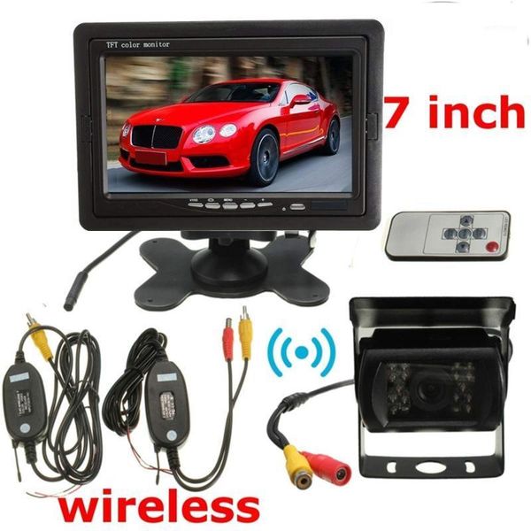 7" wireless tft lcd monitor 18 led ir car rear view camera reverse parking night version waterproof for truck camera bus rv van1
7" wireless tft lcd monitor 18 led ir car rear view camera reverse parking night version waterproof for truck camera bus rv van1