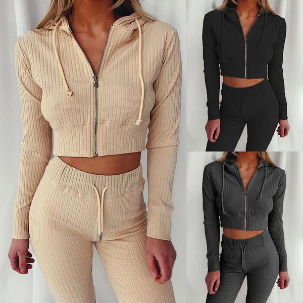 2021 fall winter new fashion women hooded long sleeve slim casual suit 2 piece set women, Gray
2021 fall winter new fashion women hooded long sleeve slim casual suit 2 piece set women, Gray