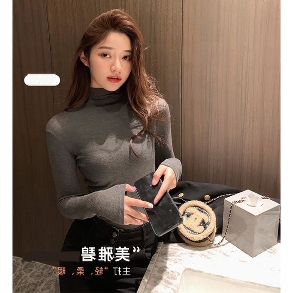 riurs fairy bottoming series pit eyes into black technology high collar fit t- closed striped bottoming shirt slim coat t-shirt women, White
riurs fairy bottoming series pit eyes into black technology high collar fit t- closed striped bottoming shirt slim coat t-shirt women, White