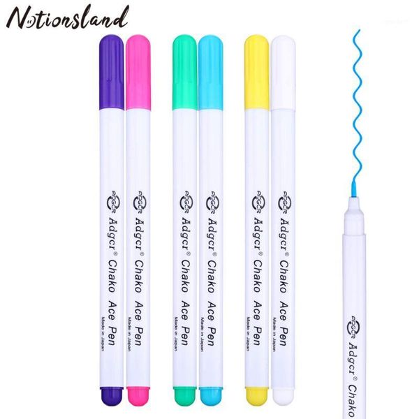sewing notions & tools 6 color soluble water erasable pen disappearing marking for patchwork fabric marker stitch cross tool 15.5cm1, Black
sewing notions & tools 6 color soluble water erasable pen disappearing marking for patchwork fabric marker stitch cross tool 15.5cm1, Black