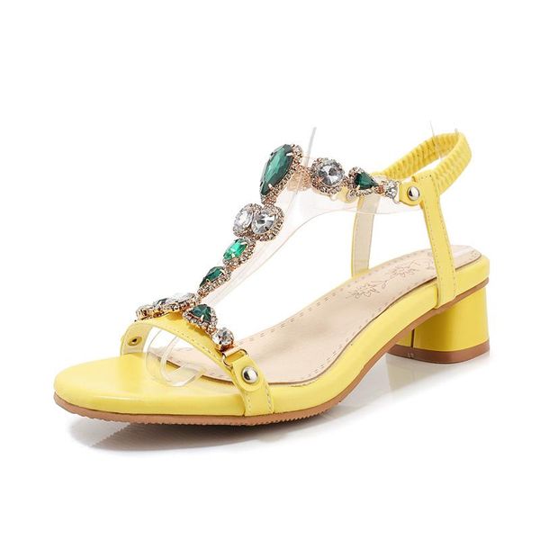 dress shoes luxury crystal summer sandals women fashion yellow woman comfortable brand for, Black
dress shoes luxury crystal summer sandals women fashion yellow woman comfortable brand for, Black