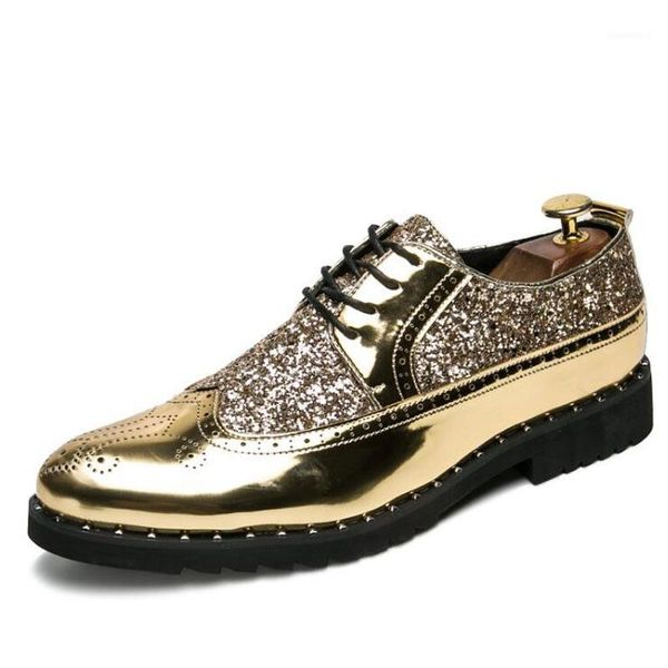 fashion men footwear leather shoes men dress shoes wedding business bullock designer black gold oxfords bling bling1
fashion men footwear leather shoes men dress shoes wedding business bullock designer black gold oxfords bling bling1