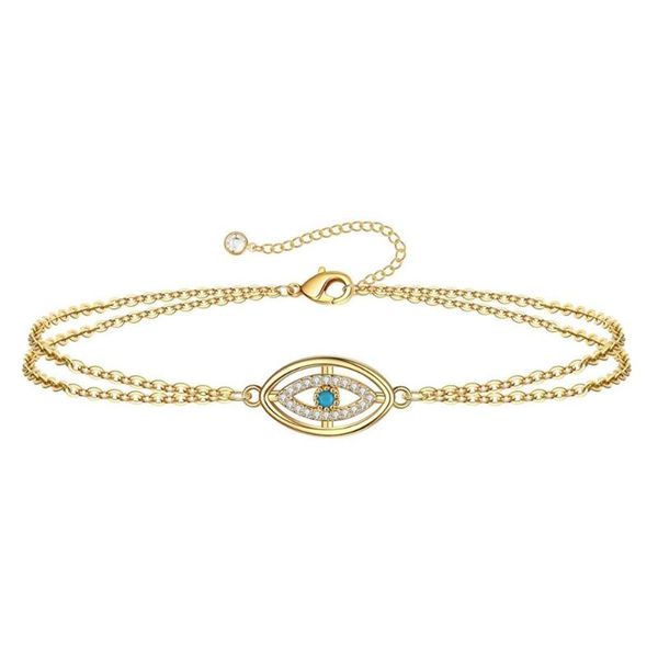dainty gold bracelet for women evil eye oval chain bracelet zircon adjustable layered bracelets friends jewelry christmas gift, Golden;silver
dainty gold bracelet for women evil eye oval chain bracelet zircon adjustable layered bracelets friends jewelry christmas gift, Golden;silver