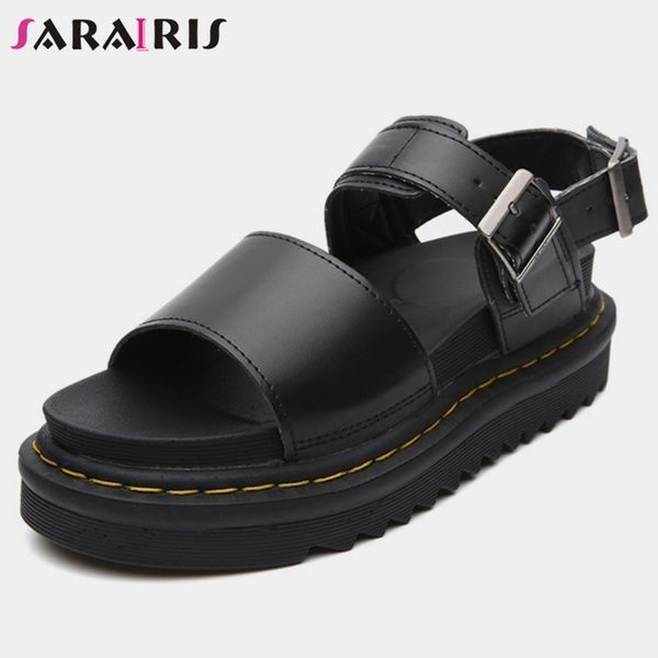 sarairis ladies summer split leather sandals comfort platform sandals women 2020 summer wedges shoes woman t200529, Black
sarairis ladies summer split leather sandals comfort platform sandals women 2020 summer wedges shoes woman t200529, Black
