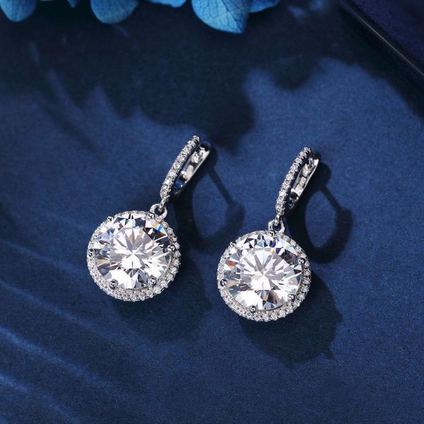 new luxury 100% 925 sterling silver women's 11*11 round high carbon diamond earrings for ladies wedding gifts exquisite jewelry, Golden;silver
new luxury 100% 925 sterling silver women's 11*11 round high carbon diamond earrings for ladies wedding gifts exquisite jewelry, Golden;silver