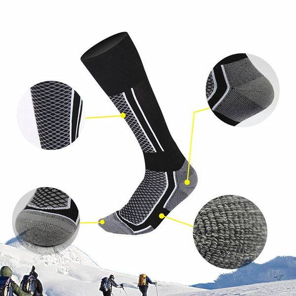 thermal ski snowboard socks breathable warm outdoor sport socks athlete accessories, Black
thermal ski snowboard socks breathable warm outdoor sport socks athlete accessories, Black