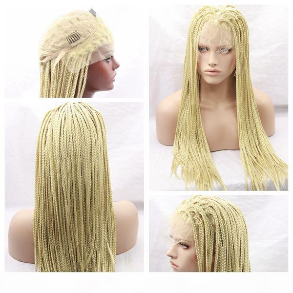 sale 613# blonde braids wigs with baby hair braiding hair heat resistant braided glueless synthetic lace front wigs for black women
sale 613# blonde braids wigs with baby hair braiding hair heat resistant braided glueless synthetic lace front wigs for black women