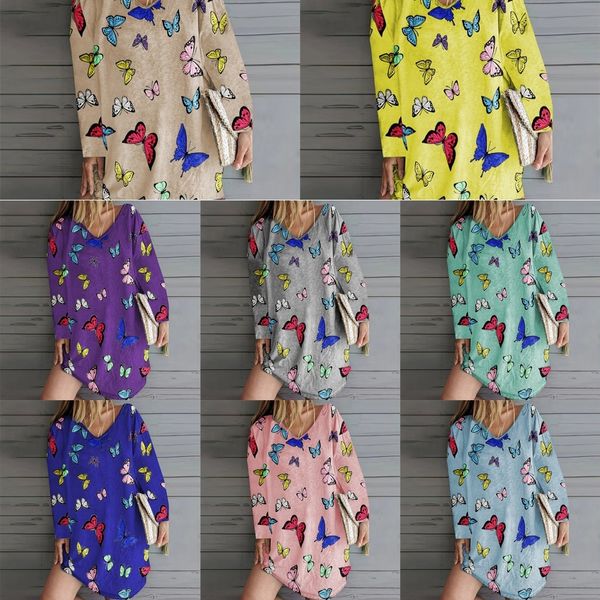 wxnwa 2020 summer women's print summer v-neck butterfly long sleeve dressbutterfly loose women's print loose v-neck dress 2020 dre, Black;gray
wxnwa 2020 summer women's print summer v-neck butterfly long sleeve dressbutterfly loose women's print loose v-neck dress 2020 dre, Black;gray