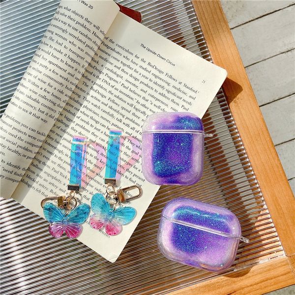 butterfly pendant for airpod case cover luxury designer for girls 3d pc hard liquid quicksand glitter case for airpods 2 3 case
butterfly pendant for airpod case cover luxury designer for girls 3d pc hard liquid quicksand glitter case for airpods 2 3 case