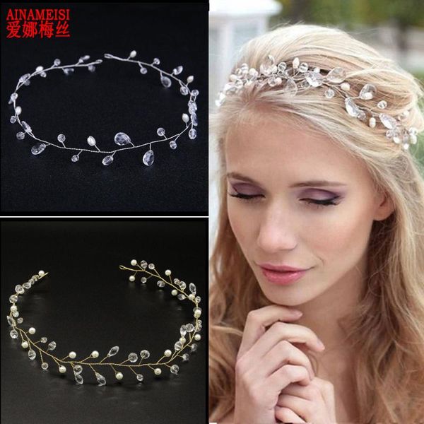 hair clips & barrettes ainameisi fashion handmade bridal headbands white pearl crystal wedding accessories tiara ornaments jewelry, Golden;silver
hair clips & barrettes ainameisi fashion handmade bridal headbands white pearl crystal wedding accessories tiara ornaments jewelry, Golden;silver