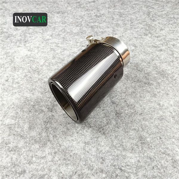 1 piece single glossy carbon fiber car back system exhaust tailtip auto universal muffler exhaust pipes1
1 piece single glossy carbon fiber car back system exhaust tailtip auto universal muffler exhaust pipes1