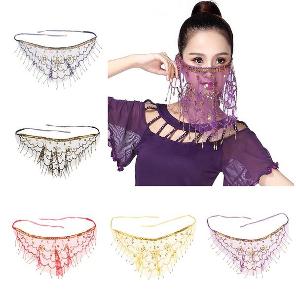 для женщин очаровательный танец живота бисером блестки tribal wear face veil performance, Black;red
для женщин очаровательный танец живота бисером блестки tribal wear face veil performance, Black;red