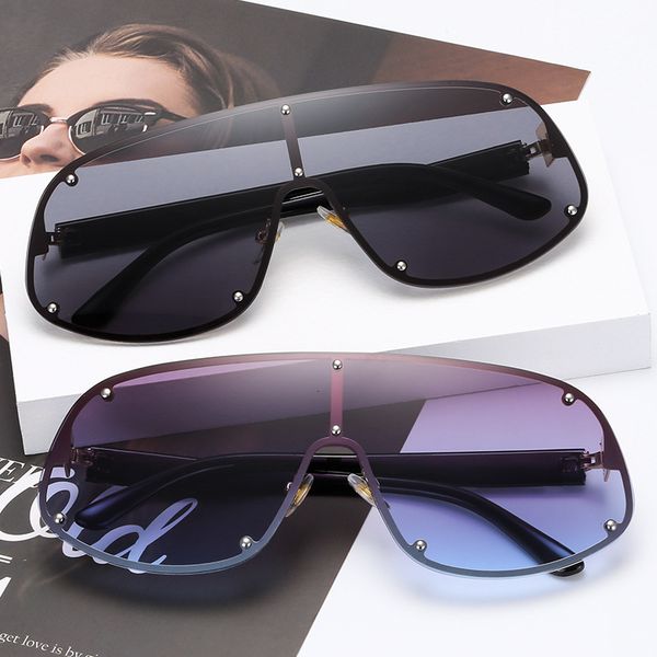 big frame conjoined lens women 2020 new glasses personality street fashion sunglasses designer jjkd, White;black
big frame conjoined lens women 2020 new glasses personality street fashion sunglasses designer jjkd, White;black