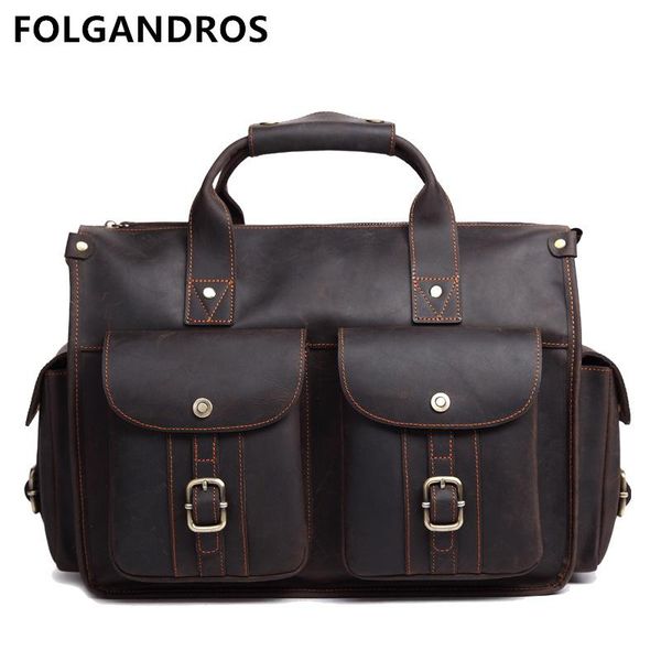 men's briefcase crazy horse genuine leather handmade briefcases business vintage cowhide lapcomputer bag
men's briefcase crazy horse genuine leather handmade briefcases business vintage cowhide lapcomputer bag