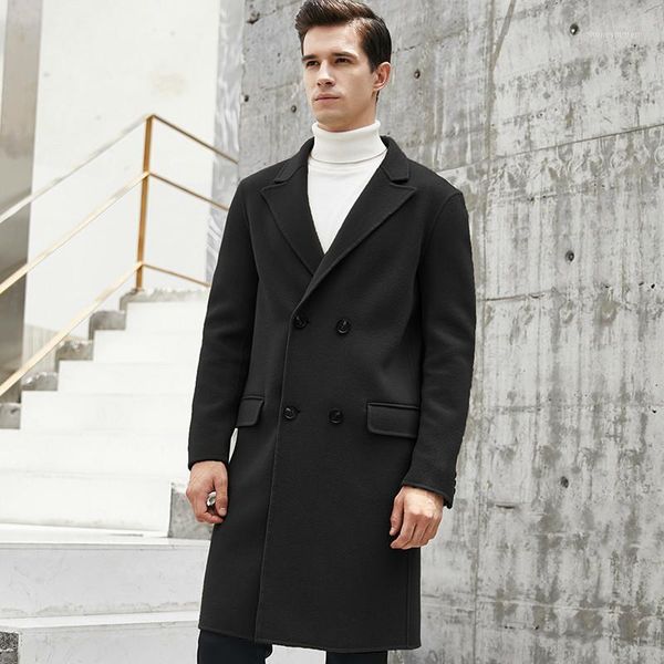 men's wool & blends 100% coat autumn winter jacket men double-side woolen coats windbreaker long jackets plus size manteau f-rk501-1822, Black
men's wool & blends 100% coat autumn winter jacket men double-side woolen coats windbreaker long jackets plus size manteau f-rk501-1822, Black