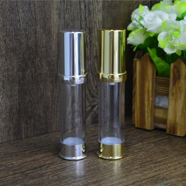 100pcslot 10 ml silvergold airless bottle plastic lotion bottles with pump for cosmetic packaging8347621
100pcslot 10 ml silvergold airless bottle plastic lotion bottles with pump for cosmetic packaging8347621