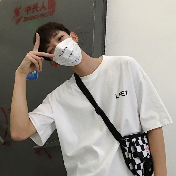 summer cotton short loose 5-sleeve korean fashion half sleeve men's simple versatile t-shirt, White;black
summer cotton short loose 5-sleeve korean fashion half sleeve men's simple versatile t-shirt, White;black