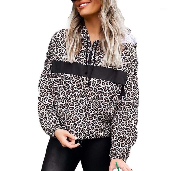 women long sleeve drawstring hoodies color block leopard half zip up sweatshirt j78e1, Black
women long sleeve drawstring hoodies color block leopard half zip up sweatshirt j78e1, Black