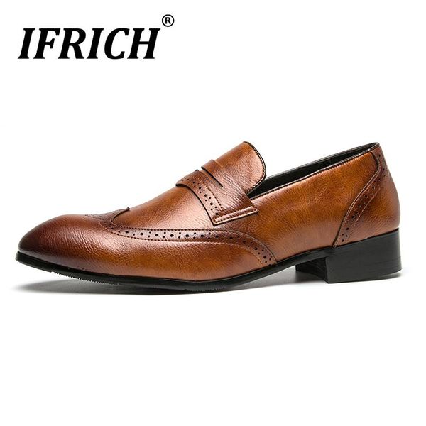 осень 2020 мужской партии обувь brogue стиль мужчина лоферы black brown vintage обувь для mens большого размера бизнеса платья
осень 2020 мужской партии обувь brogue стиль мужчина лоферы black brown vintage обувь для mens большого размера бизнеса платья
