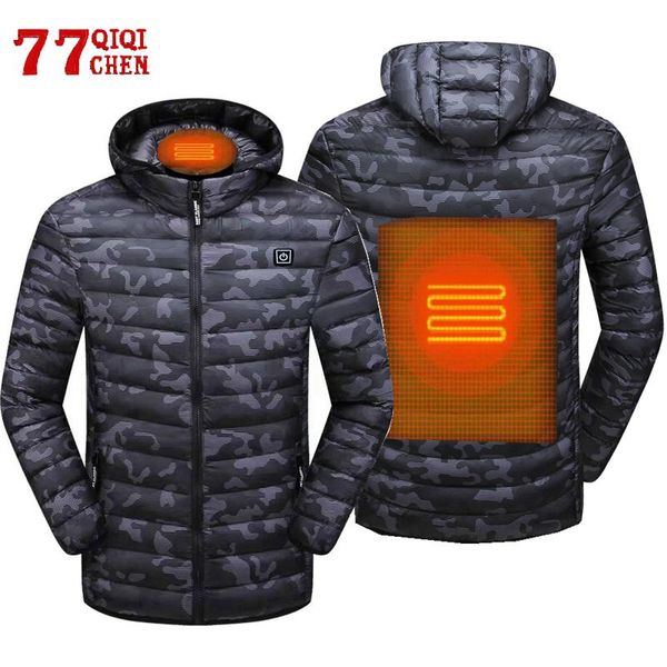 usb heated camouflage jacket men winter hooded coat thermal softshell heated jacket male cotton clothing outdoor heating parka, Black
usb heated camouflage jacket men winter hooded coat thermal softshell heated jacket male cotton clothing outdoor heating parka, Black